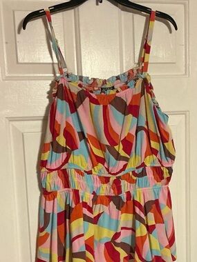 torrid Multicolor Abstract Print Camisole Top
